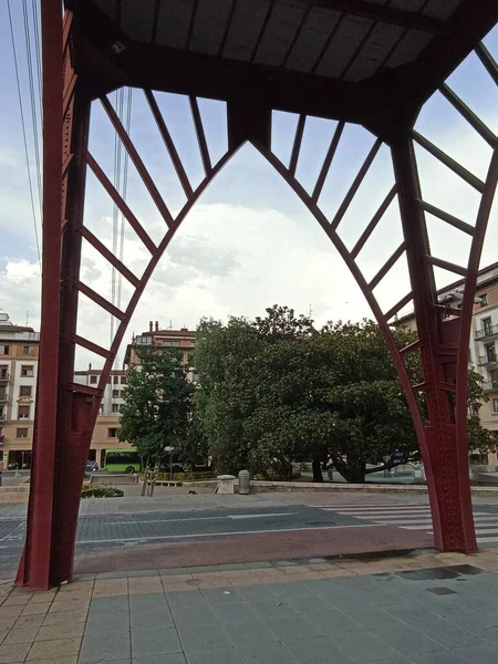 Portugalete Una Ciudad Vasca Famosa Por Puente Colgante — Foto de Stock