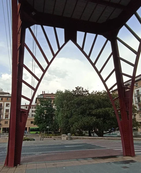Portugalete Una Ciudad Vasca Famosa Por Puente Colgante — Foto de Stock