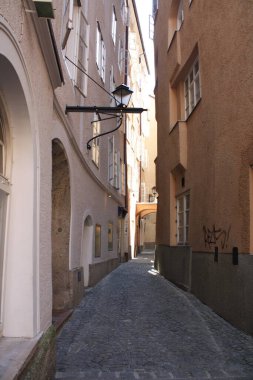 Salzburg, Alpler manzaralı Avusturya şehri..