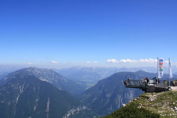 Palców Punkt Widzenia Obserwacji Austriackich Gór — Zdjęcie stockowe