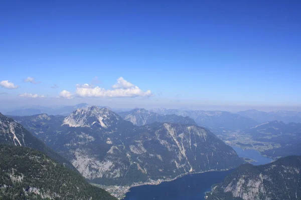 Δάχτυλα Άποψη Για Την Παρατήρηση Των Αυστριακών Βουνών — Φωτογραφία Αρχείου