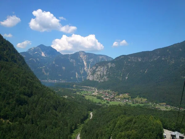Prsty Pohled Rakouské Hory — Stock fotografie