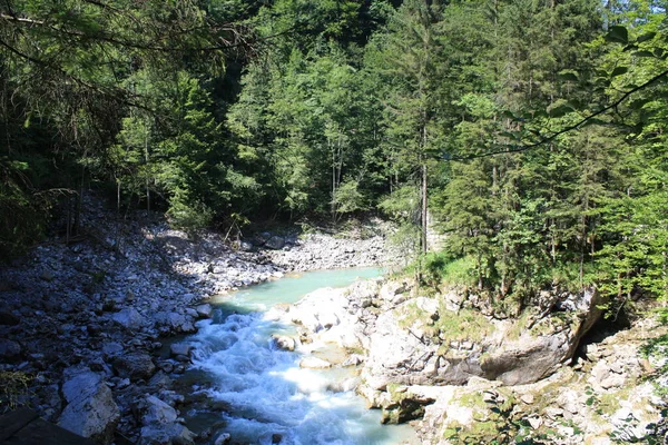 Lammerklamm Przejdź Przez Wąwóz Znajdujący Się Austrii — Zdjęcie stockowe