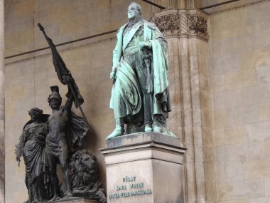 Munich, the capital of Bavaria, a very pleasant city to enjoy walking. Germany.