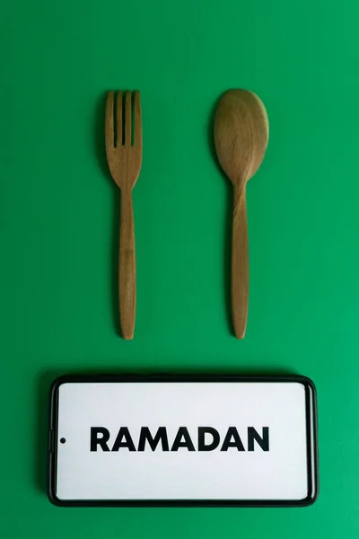 Concepto Ramadhan Ayuno Intermitente Concepto Dieta Pérdida Grasa —  Fotos de Stock