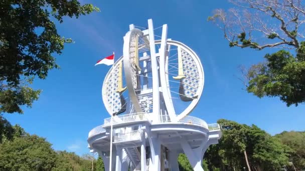 Aceh Indonesia Giugno 2023 Monumento Chilometro Zero Dell Indonesia Punto — Video Stock