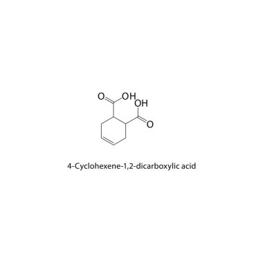 4-Cyclohexene-1,2-dicarboxylic acid is a cyclic organic compound. Its base is cyclohexene (a six-membered ring with one double bond).