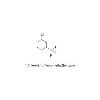 1-Chloro-3-(trifluoromethyl)benzene is a benzene derivative containing a chlorine atom (Cl) and a trifluoromethyl group.