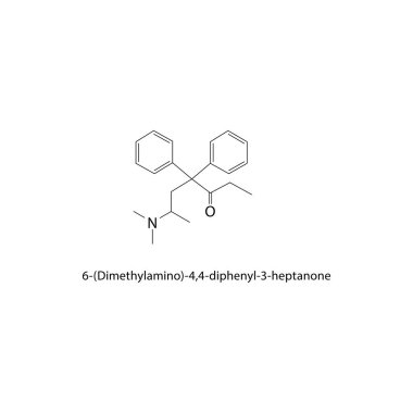 Bu metadon (6 - (dimethylamino) -4,4-diphenyl-3-heptanon).