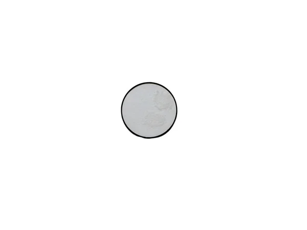 Zerkratztes Uhrglas Kunstkristall Oder Silikatglas Für Uhren Isoliert Auf Weißem — Stockfoto