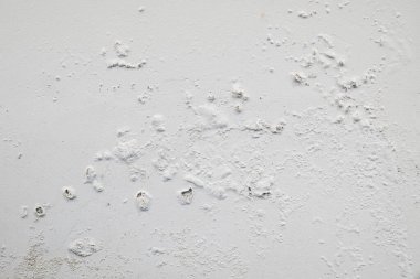 Damp Walls and mould , yellow patches and black specks covering the walls, Mold growth on wall,House Renovation, Repair and Maintenance concept