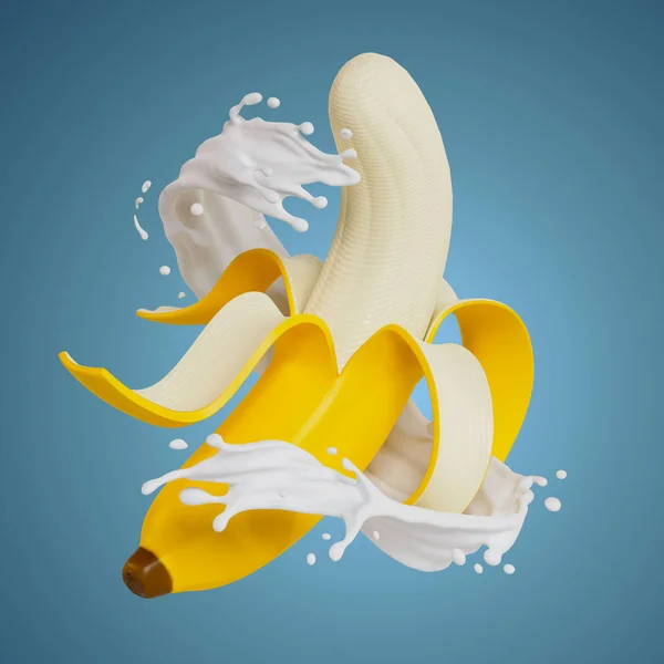 Подходит Использования Пищевых Продуктах Напитках Банановом Молоке Йогурте — стоковое фото