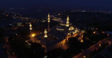 Tarihsel cami sultanı Ahmet stok videosu