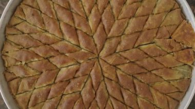 Türkçe ev baklava stoku videosu