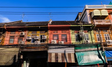 Bangkok, Bangkok 'un eski kesiminde yer alan kamu sokak binası, Tayland' daki kamu yollarından her yerde görülebilir..