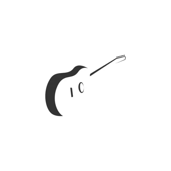 Εικονογράφηση Διάνυσμα Λογότυπο Κιθάρας — Διανυσματικό Αρχείο