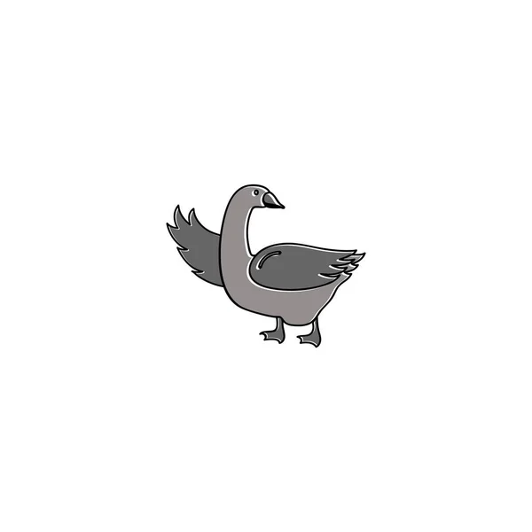 Duck Vector Design Illustration — Stock Vector