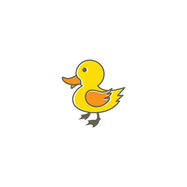 Esta Ilustração Projeto Vetor Pato —  Vetores de Stock