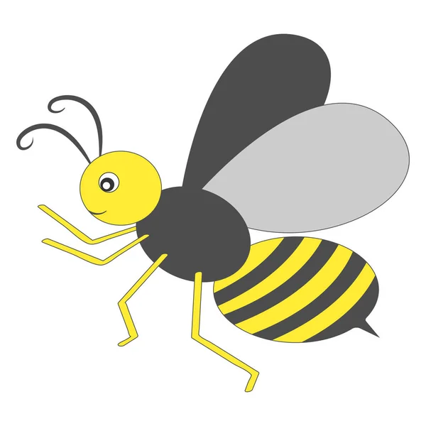 Návrh Vektorové Ilustrace Včelího Prvku — Stockový vektor