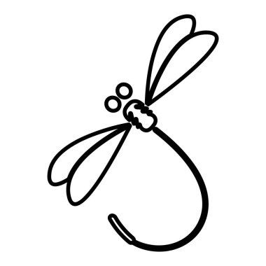 Yusufçuk vektör element çizimi