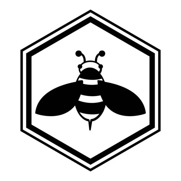 Návrh Vektorové Ilustrace Včelího Prvku — Stockový vektor