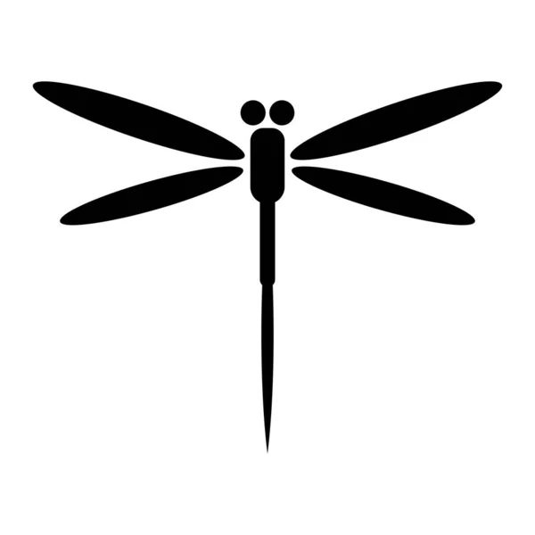 Dragonfly Vector Elemento Ilustración Diseño — Vector de stock