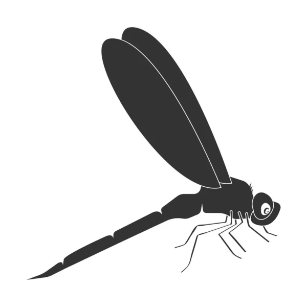 Libellenvektorelement Illustration Design — Stockvektor