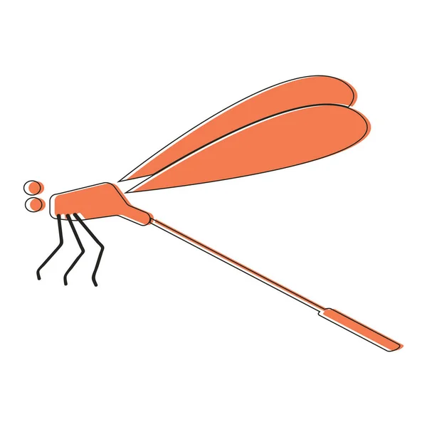 蜻蜓矢量元件图解设计 — 图库矢量图片