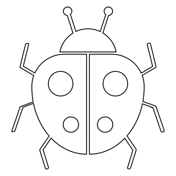 Bir Böcek Vektör Tasarımı — Stok Vektör