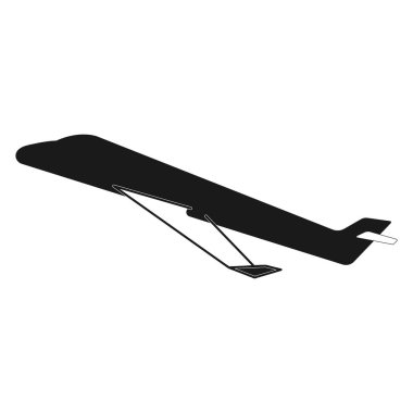 Bu bir düzlem vektör çizimi.