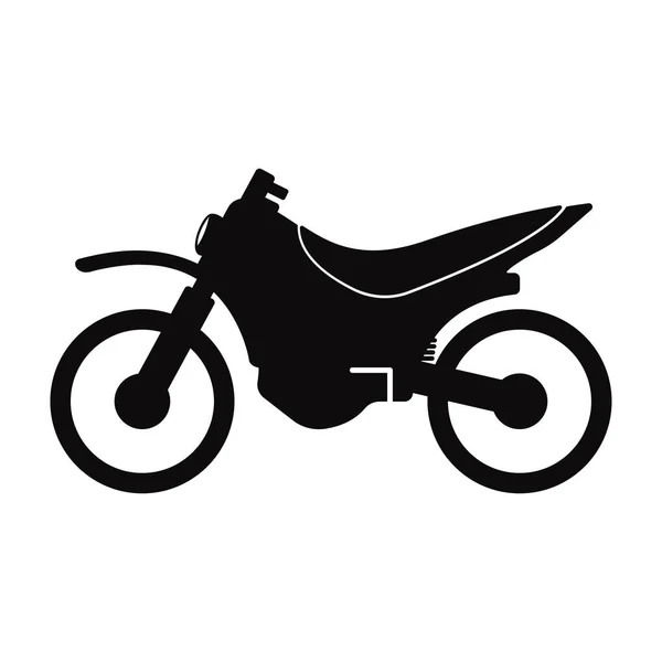 Este Vector Logotipo Único Motocicleta — Vector de stock