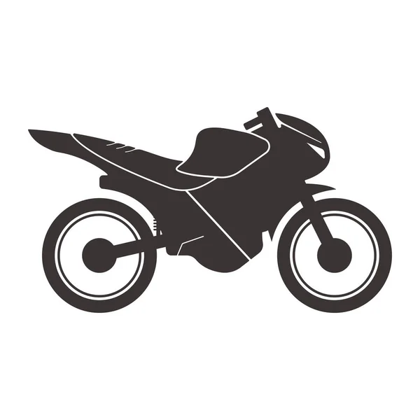 Eşsiz Bir Motorsiklet Logo Vektörü — Stok Vektör