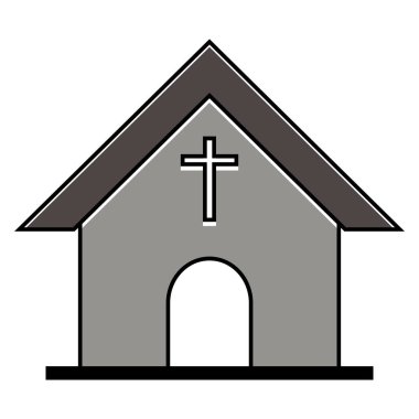 Bu kilise vektör tasarımı.