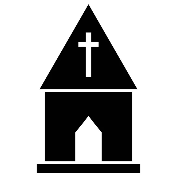 Est Conception Élément Vectoriel Église — Image vectorielle