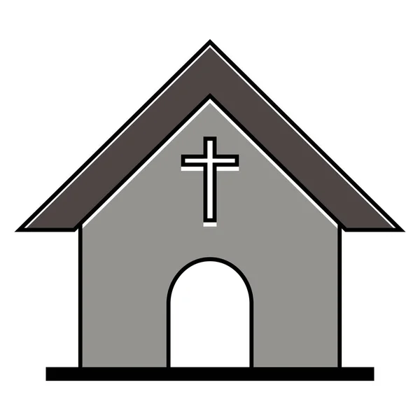 Church Vector Element Design — Stock Vector