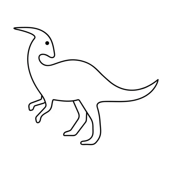 Este Diseño Elementos Vectoriales Dinosaurios — Vector de stock
