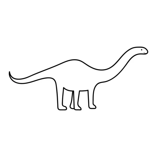 Este Diseño Elementos Vectoriales Dinosaurios — Vector de stock