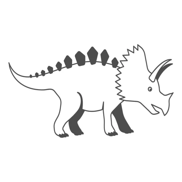 Dies Ist Dinosaurier Vektor Element Design — Stockvektor