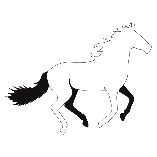 Дизайн Векторного Елемента Коня — стоковий вектор