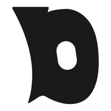 Bu, harf logo vektörünün eşsizidir.