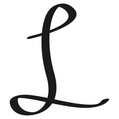 Bu, harf logo vektörünün eşsizidir.
