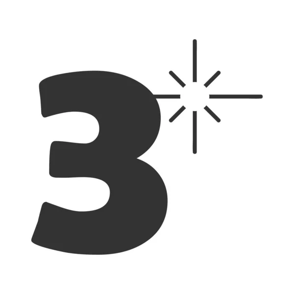 Dies Ist Das Nummerierungssymbol Vektor Illustation Mit Einzigartiger Kombination — Stockvektor