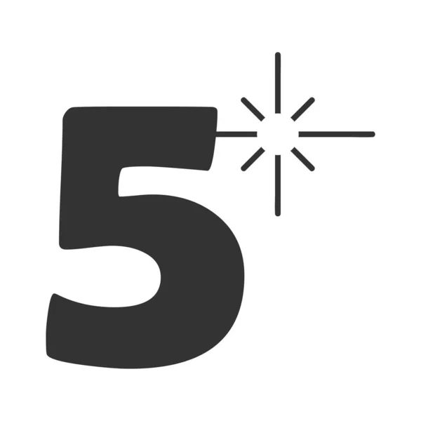Dies Ist Das Nummerierungssymbol Vektor Illustation Mit Einzigartiger Kombination — Stockvektor