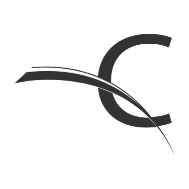 harf logo vektör illüstrasyonu