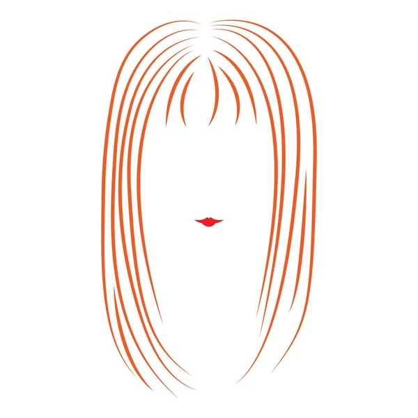 Αυτό Είναι Μοναδικό Του Σχεδιασμού Εικονογράφηση Φορέα Λογότυπο Μαλλιών — Διανυσματικό Αρχείο