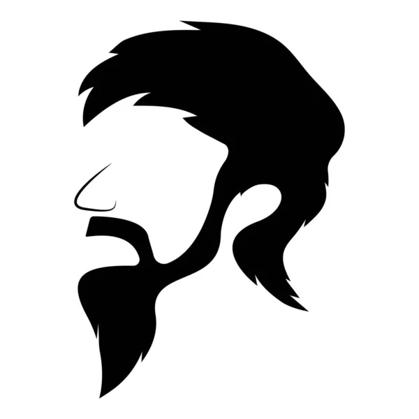 Уникальный Дизайн Векторной Иллюстрации Логотипа Волос — стоковый вектор