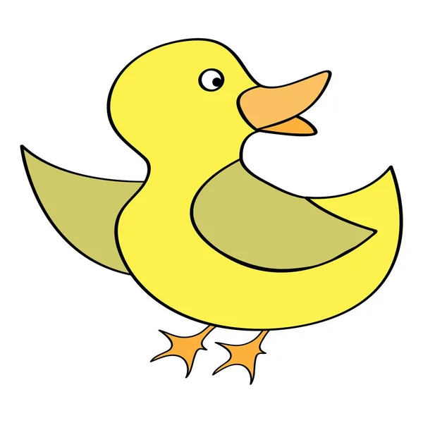 Este Projeto Ilustração Vetor Logotipo Pato —  Vetores de Stock