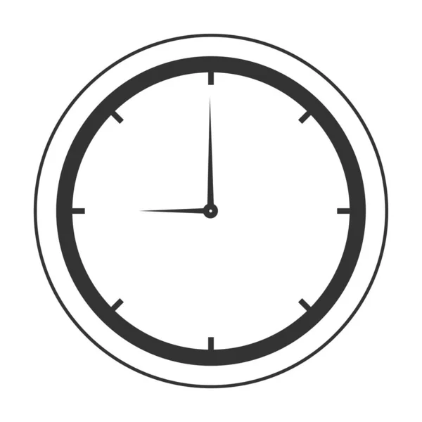 Est Icône Horloge Vecteur — Image vectorielle
