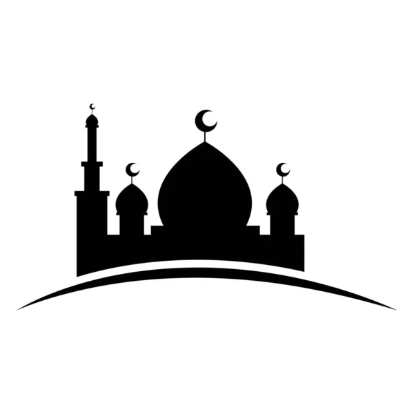 Векторный Дизайн Логотипа Мечети — стоковый вектор