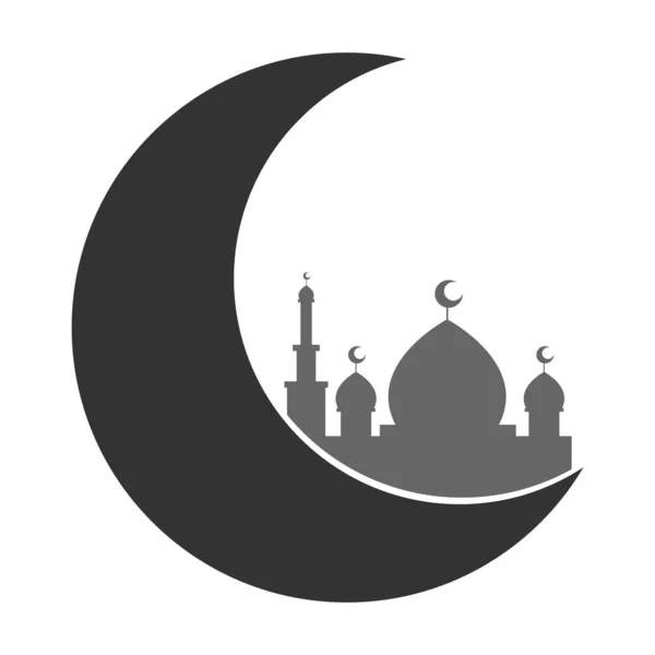 Mosque Logo Vector Design — Stock Vector